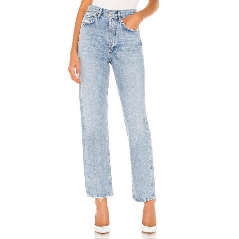 Agolde 90s Jean Mid-Rise Loose Fit in Snapshot Size 25